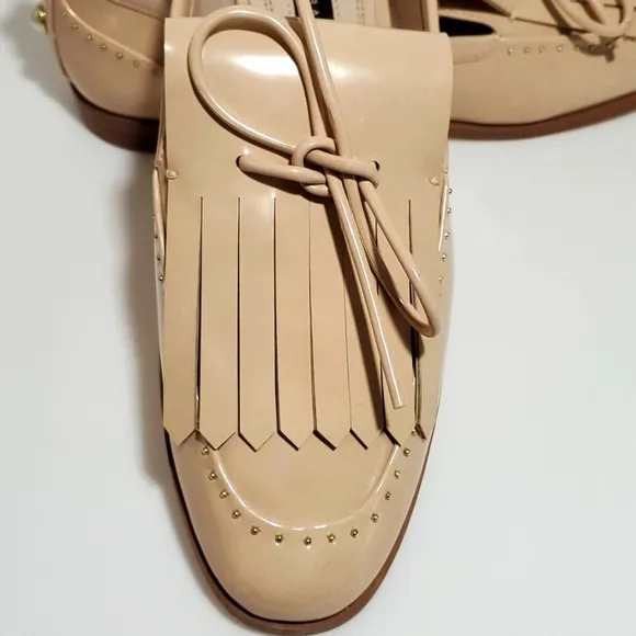 Zara Basic Loafers with bow