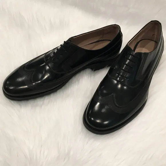 Zara | Black Tag Lace Up Oxford