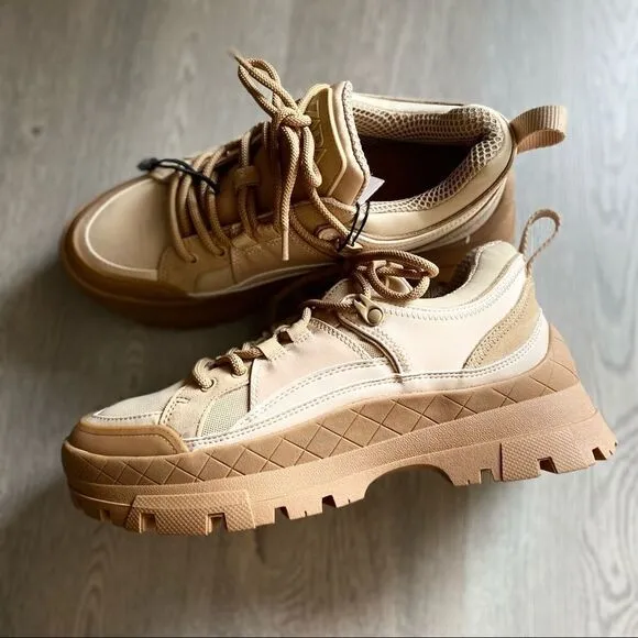 Zara combination sneakers boots new