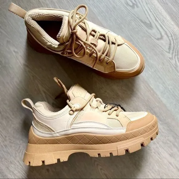 Zara combination sneakers boots new