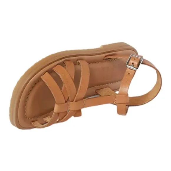 ZARA Kids | Brown | LEATHER SANDALS